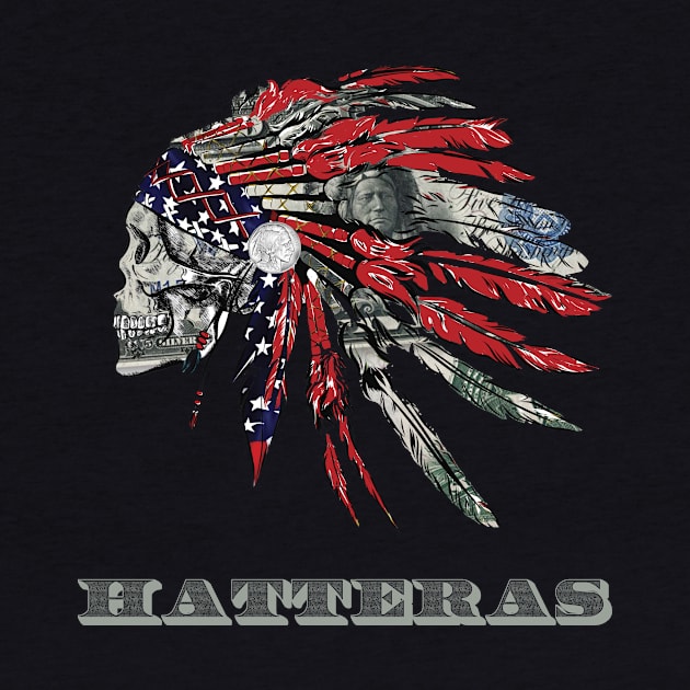 Hatteras Native American Indian Flag Money Headress by The Dirty Gringo